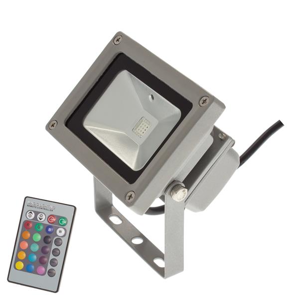 10W Standard LED Scheinwerfer farbig RGB