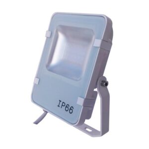 Professioneller 12W LED Scheinwerfer naturweiss 4000K / IP66 mit weissem Gehäuse