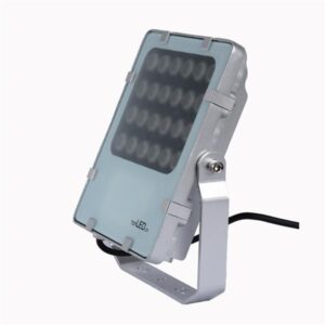 Professioneller 24W / 30° LED Scheinwerfer naturweiss 4000K / IP66 (Gehäuse silber)