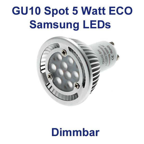 5W GU10 LED Spot dimmbar Eco Line – Bild 3