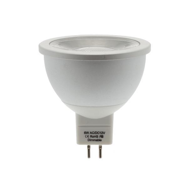 6W MR16 LED Spot dimmbar, 30° Abstrahlwinkel, Lichtfarbe warmweiss 2700K