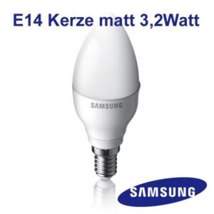 3.2W E14 LED Kerzenlampe als Ersatz für 15Watt Glühbirne