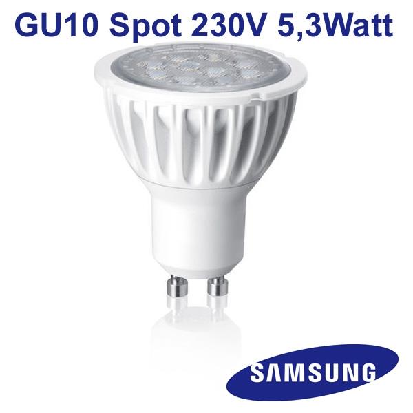 5.3W GU10 LED Spot